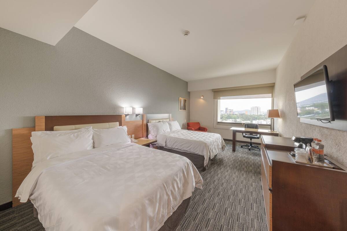 In-room safe, desk, blackout curtains, iron/ironing board