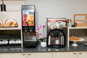 Free daily buffet breakfast