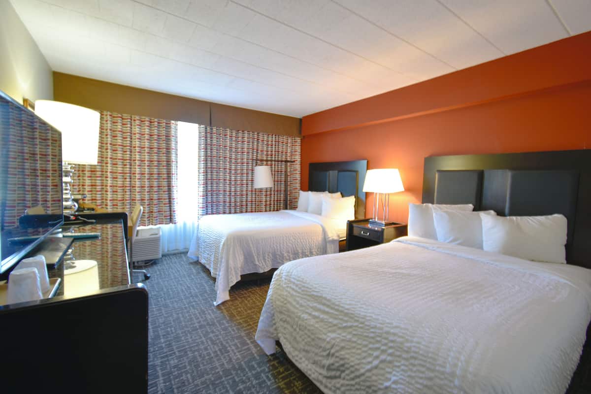 Standard Single Room, 2 Double Beds, Non Smoking
