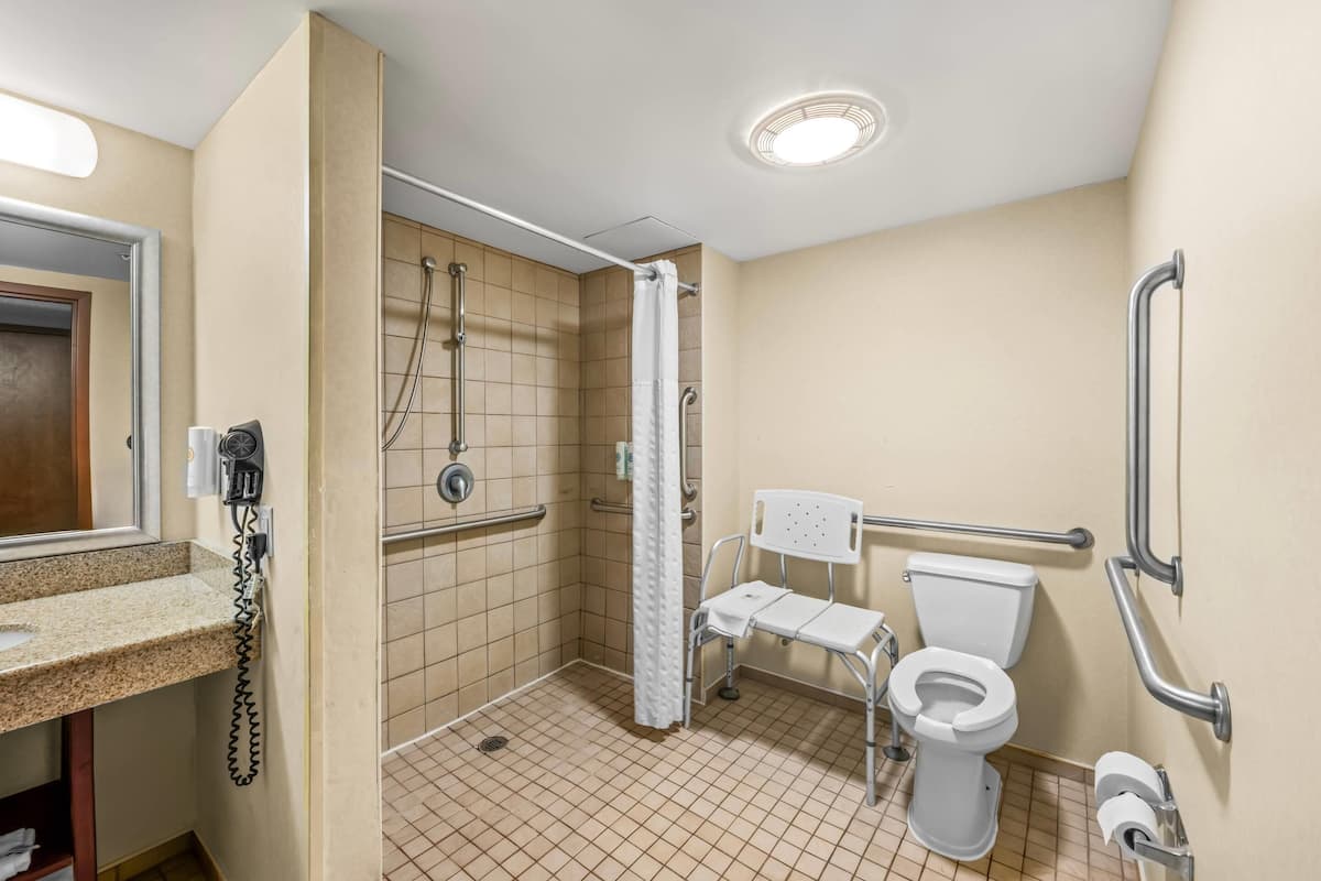Suite, varias camas, con acceso para personas discapacitadas, para no fumadores | Caja de seguridad en la habitación y escritorio