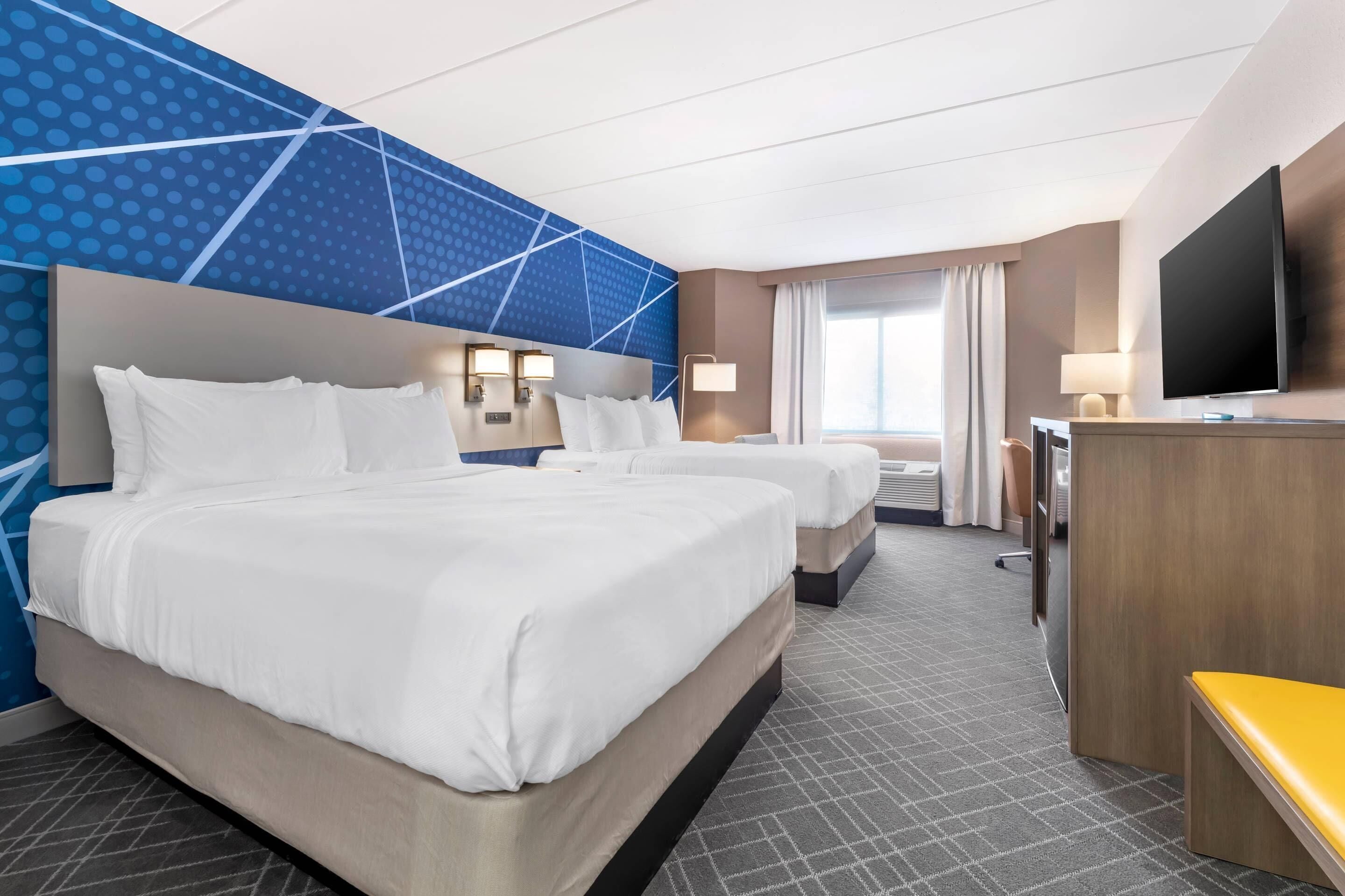 Standard Room, 2 Queen Beds, Non Smoking (Pet-Friendly) | Pillowtop beds, individually furnished, desk, laptop workspace