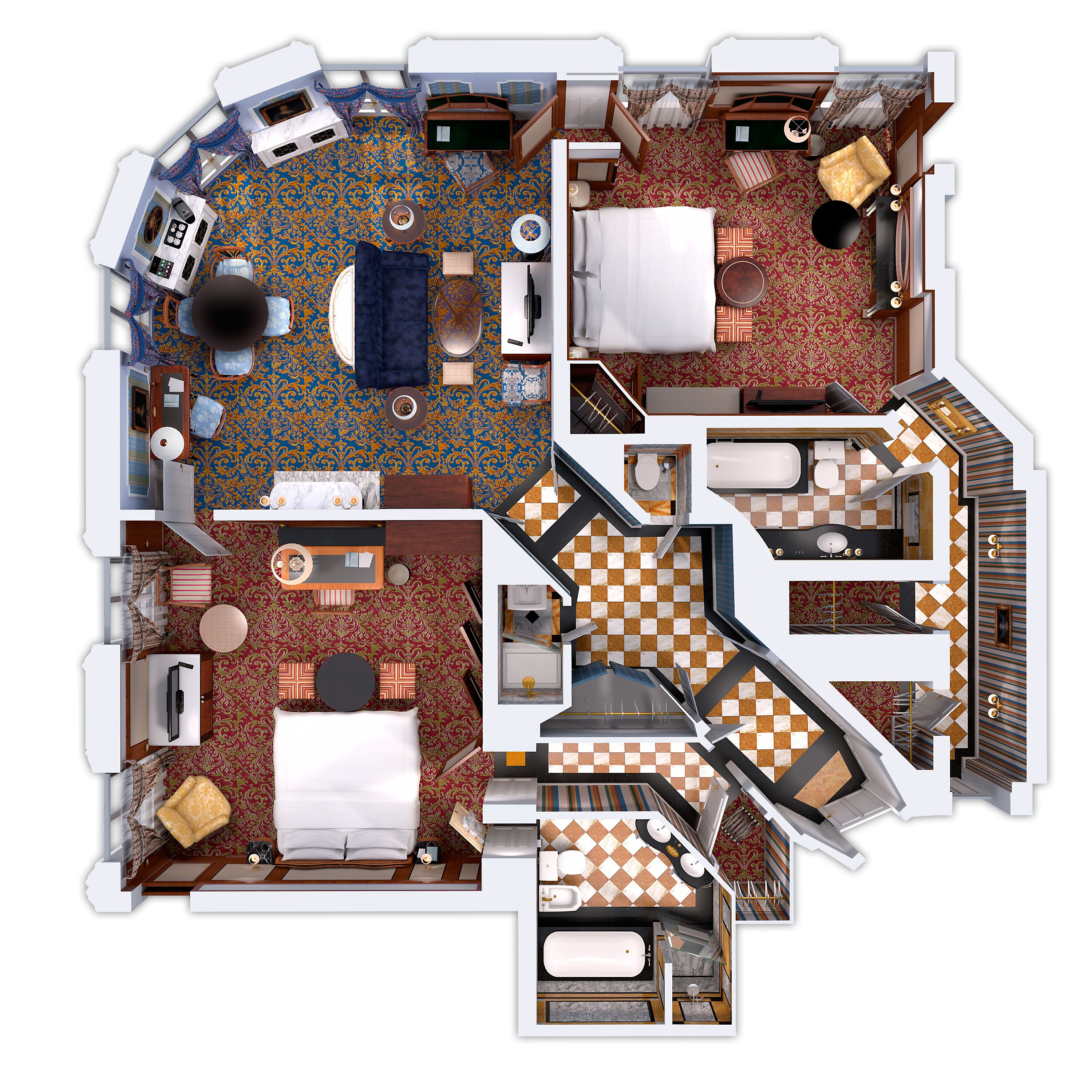 suite, 1 bedroom, non smoking (opera suite) | 1 bedroom, premium bedding, down duvets, pillow-top beds