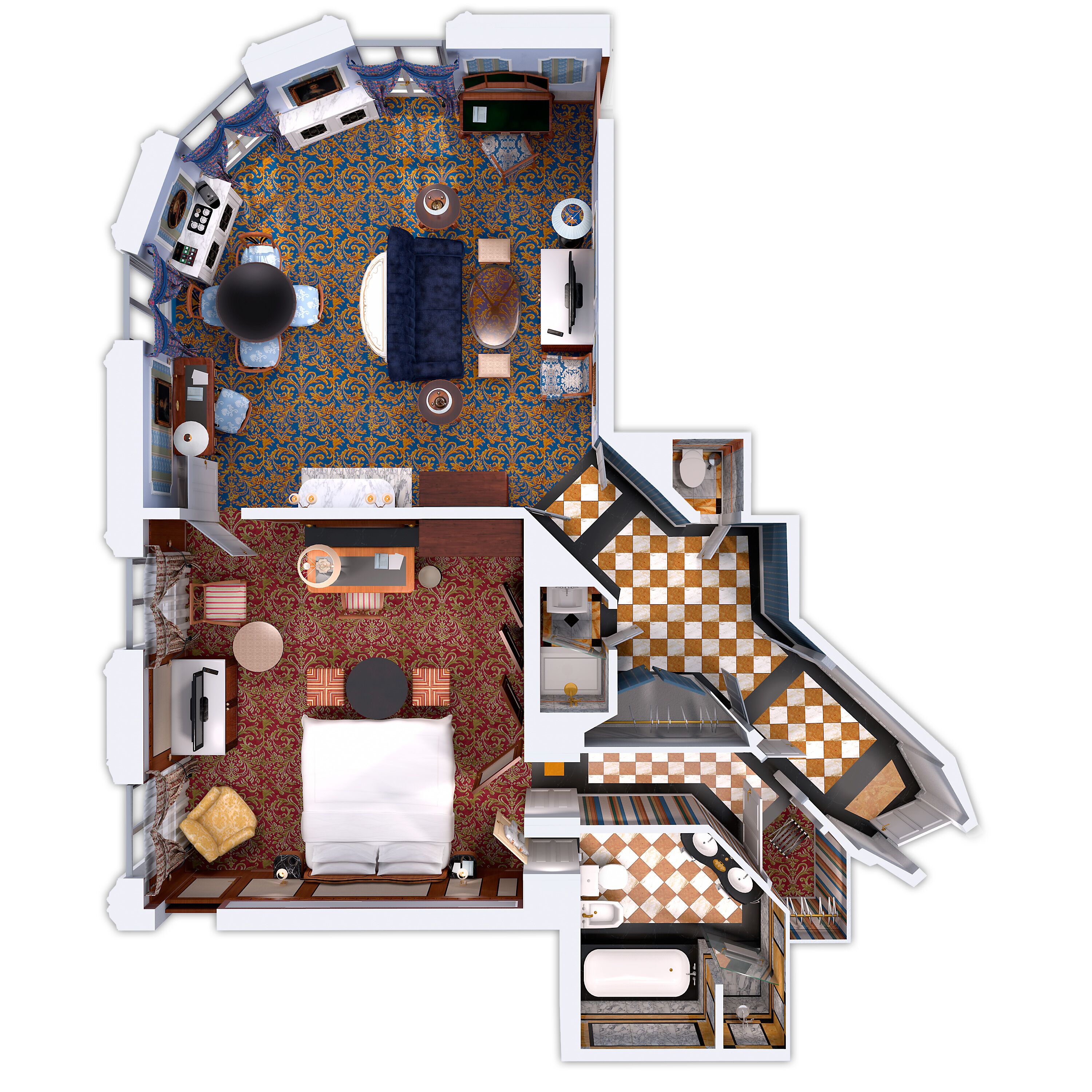 suite, 1 bedroom, non smoking (opera suite) | 1 bedroom, premium bedding, down duvets, pillow-top beds