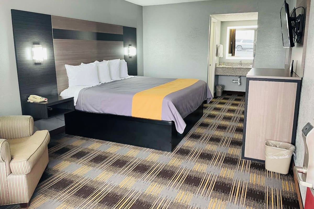 Individually furnished, blackout curtains, iron/ironing board