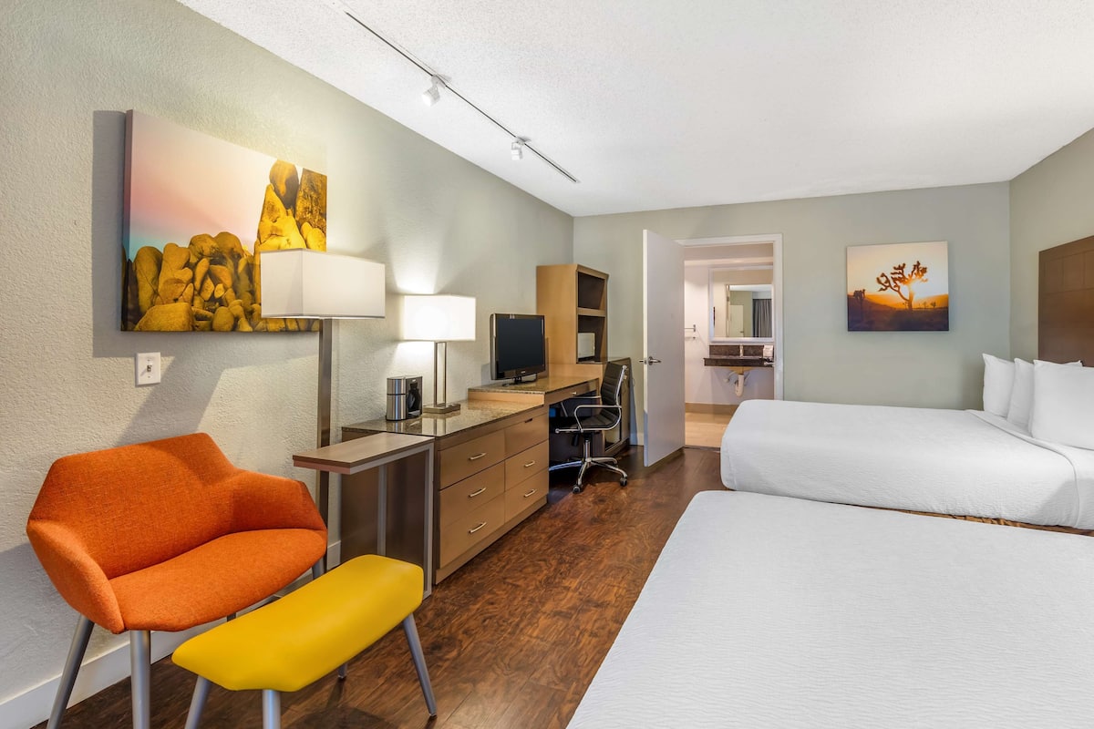 Premium bedding, down duvets, pillow-top beds, in-room safe