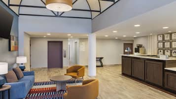 Sitteområde i lobbyen