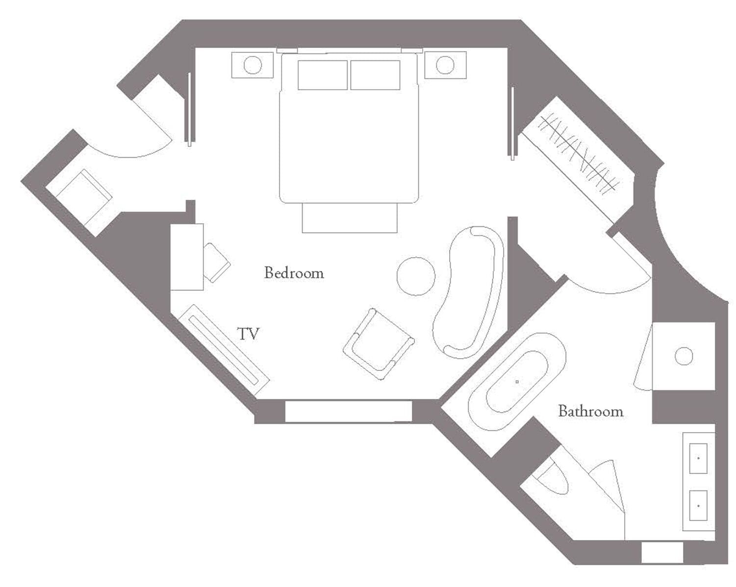 studio (dorchester) | floor plan