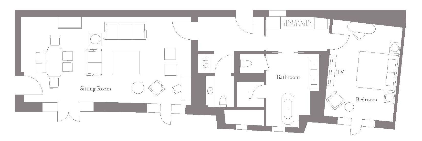suite (hyde park) | floor plan