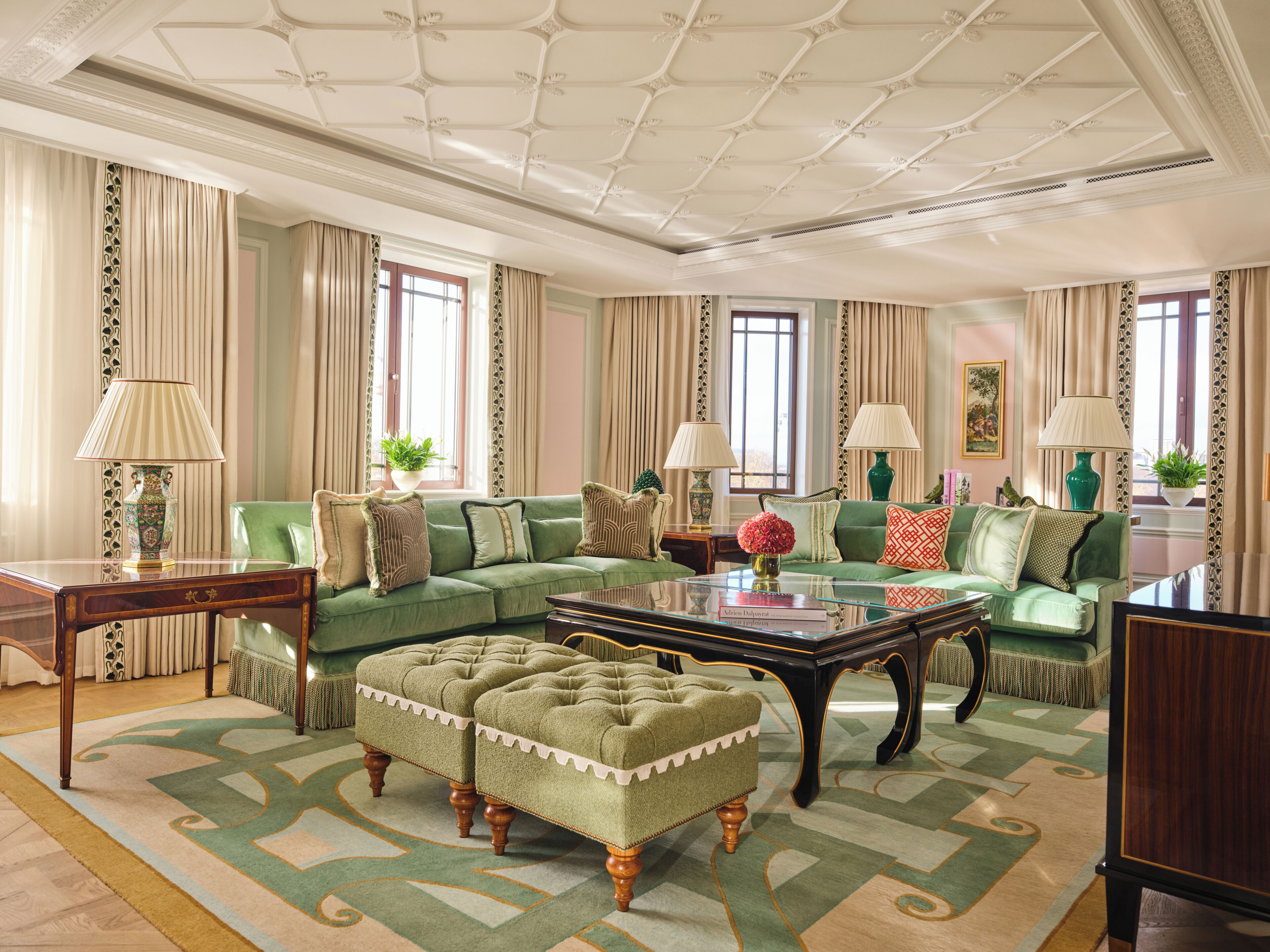 Suite (Royal) | Living area | Flat-screen TV, DVD player, iPod dock