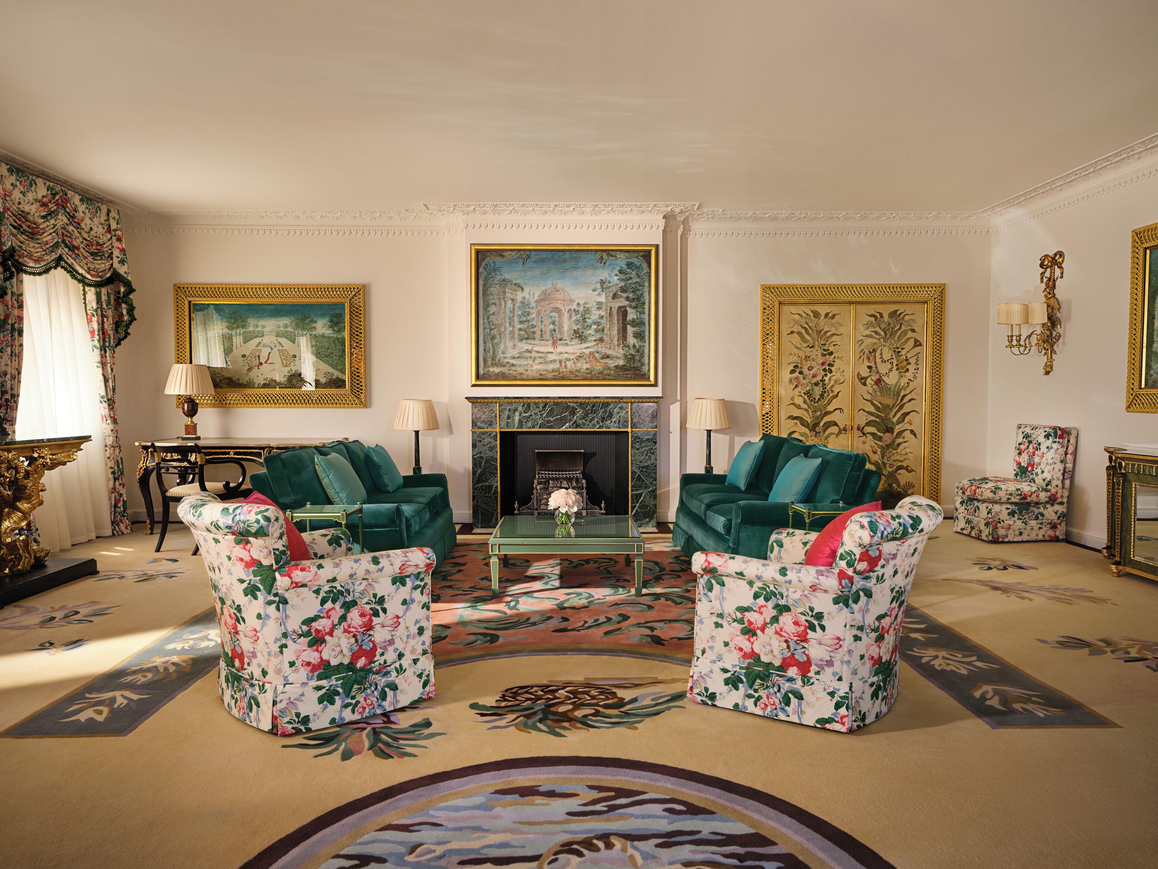 suite, terrace (oliver messel) | living area | flat-screen tv, dvd player, ipod dock