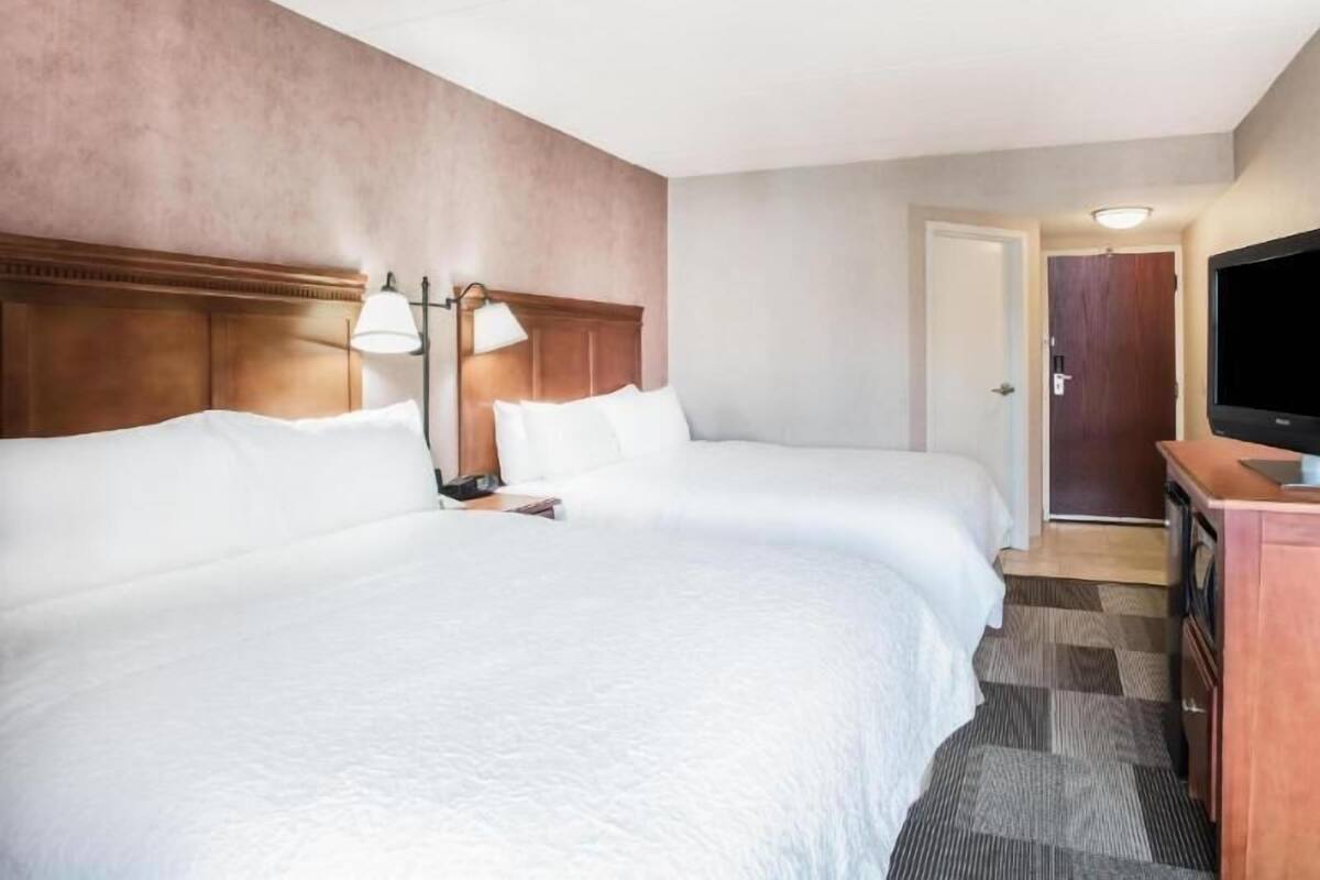 In-room safe, desk, blackout curtains, iron/ironing board