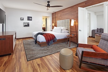 Family Suite | Hypo-allergenic bedding, in-room safe, blackout drapes at Carmel Mission Inn