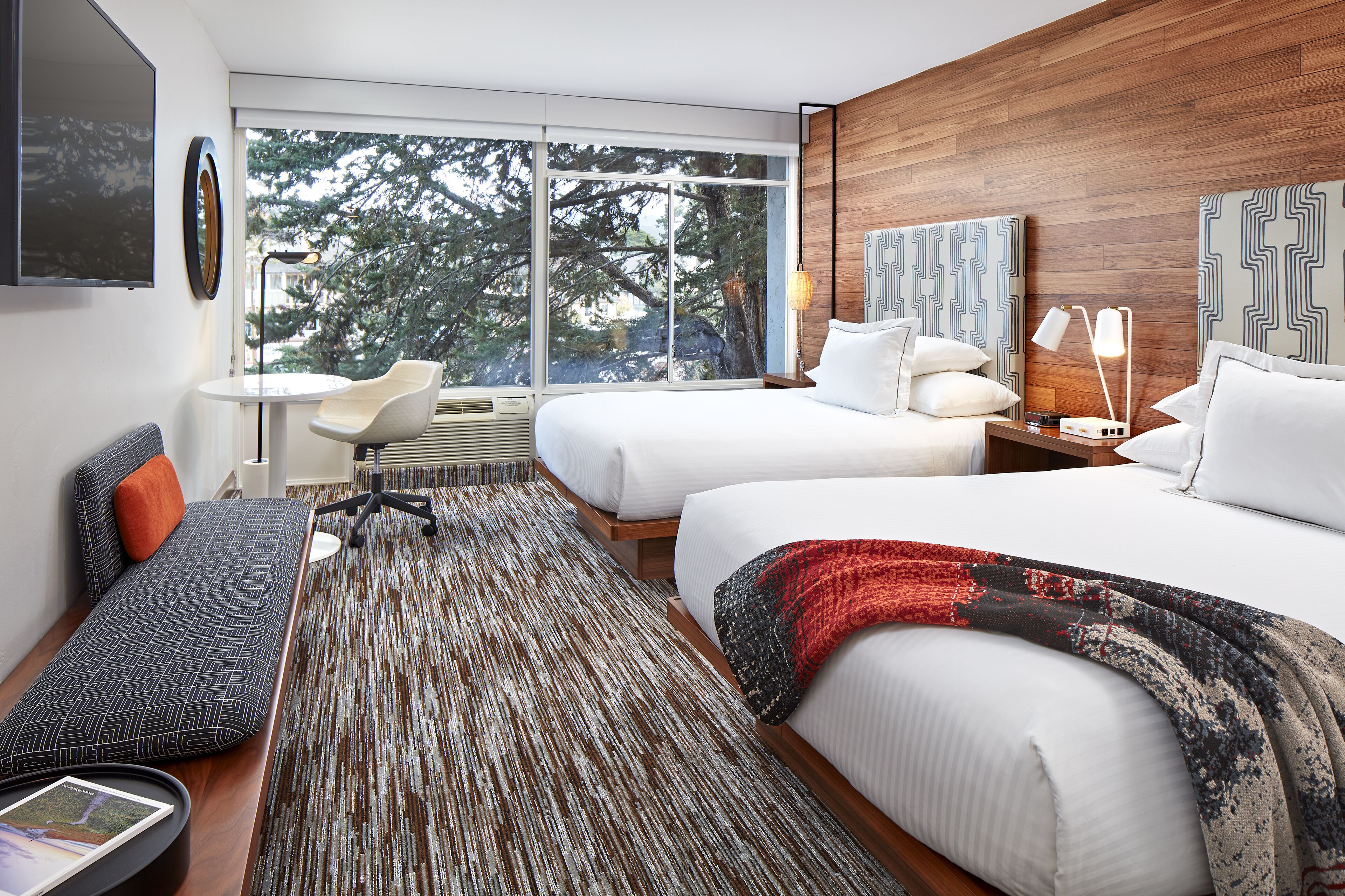 deluxe room, 2 queen beds | hypo-allergenic bedding, in-room safe, blackout curtains