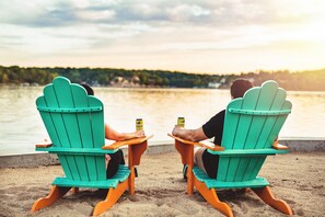 Beach nearby, water skiing, motor boating, fishing