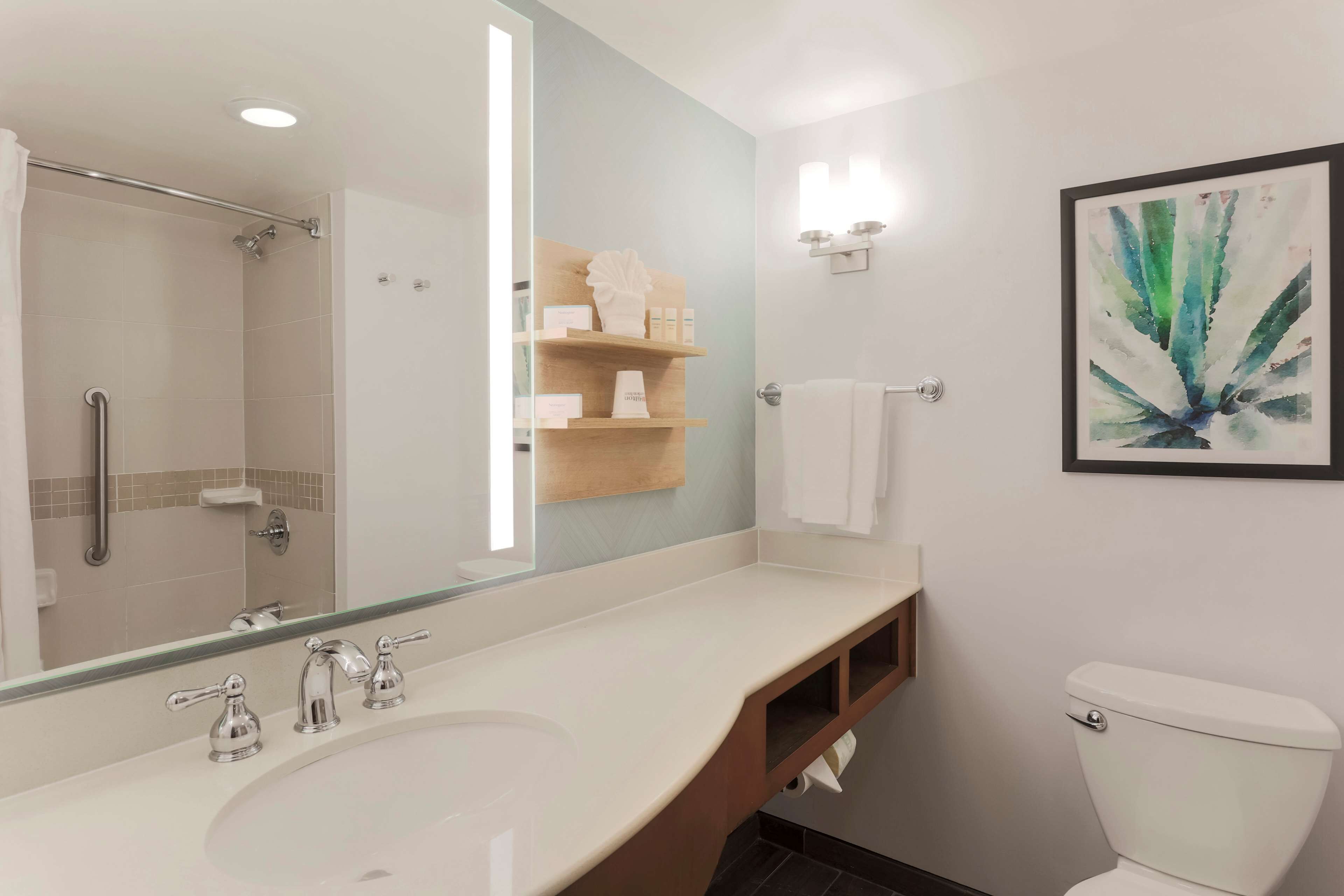 free toiletries, hair dryer, towels