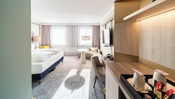 Premium bedding, minibar, in-room safe, desk