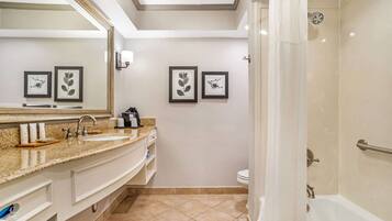 Free toiletries, hair dryer, towels