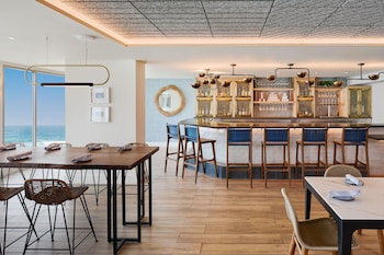 Hotel entrance and lobby at Monterey Beach Hotel, a Tribute Portfolio Hotel by Marriott