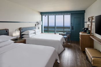 Hypo-allergenic bedding, in-room safe, iron/ironing board at Monterey Beach Hotel, a Tribute Portfolio Hotel