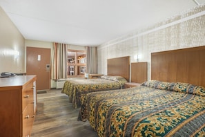 Room, 2 Queen Beds, Accessible | Desk, free WiFi, bed sheets, alarm clocks - Devils Lake Inn By OYO Near Devils Lake Regional Airport (Devils Lake)