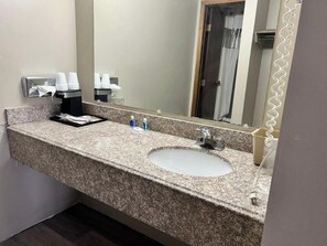 Free toiletries, towels