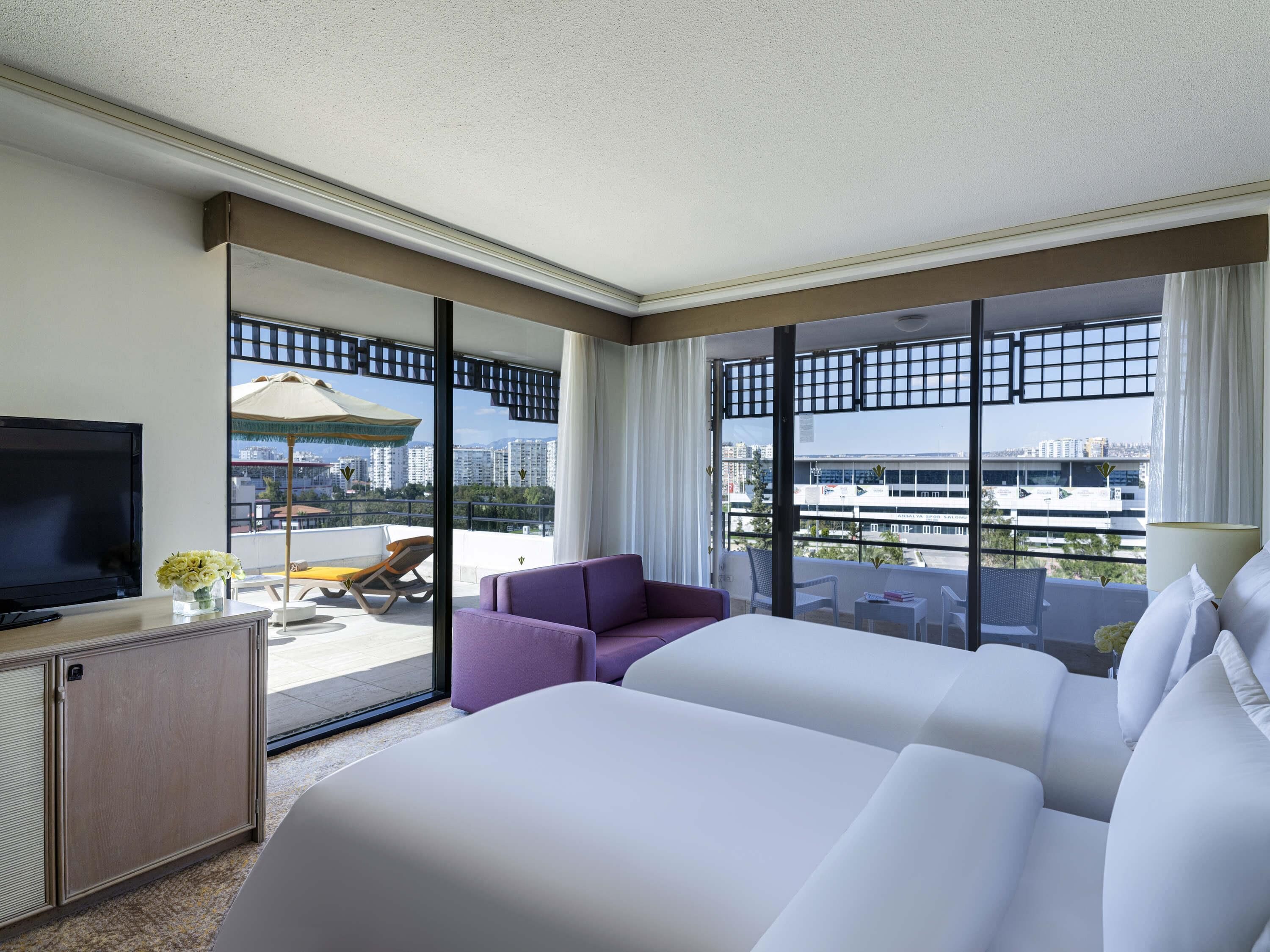 Rúmföt af bestu gerð, míníbar, öryggishólf í herbergi