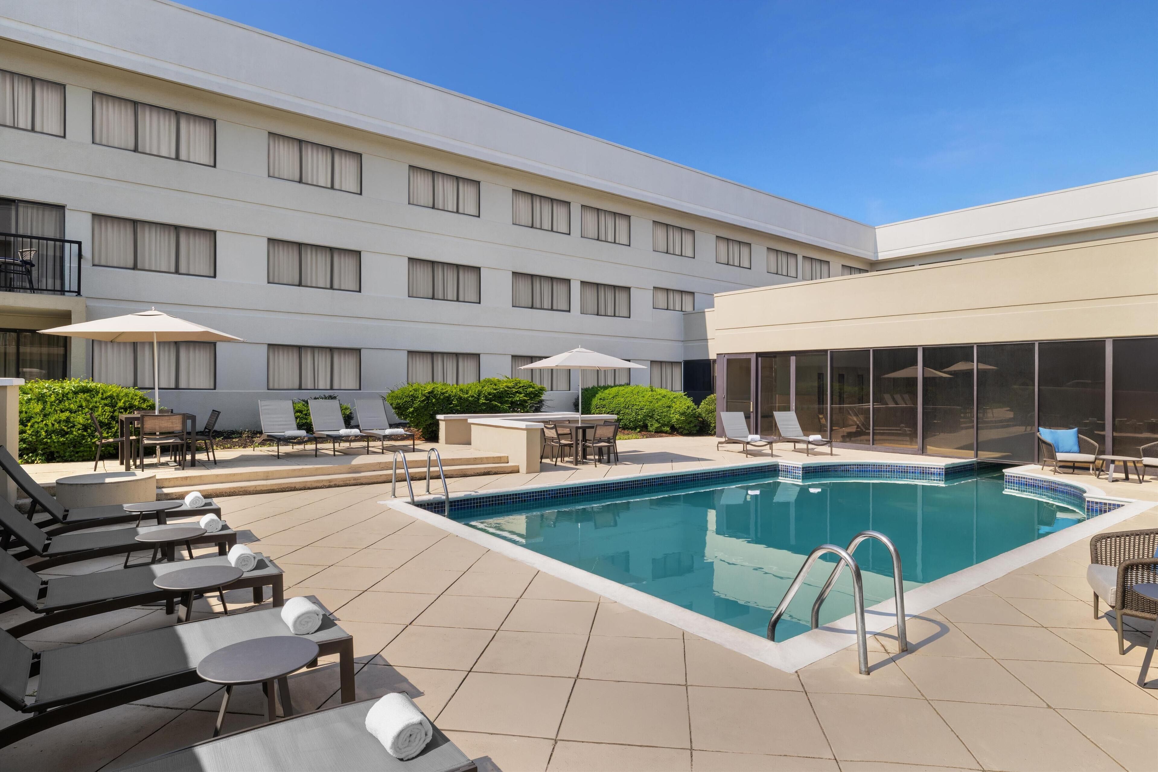 indoor pool, seasonal outdoor pool