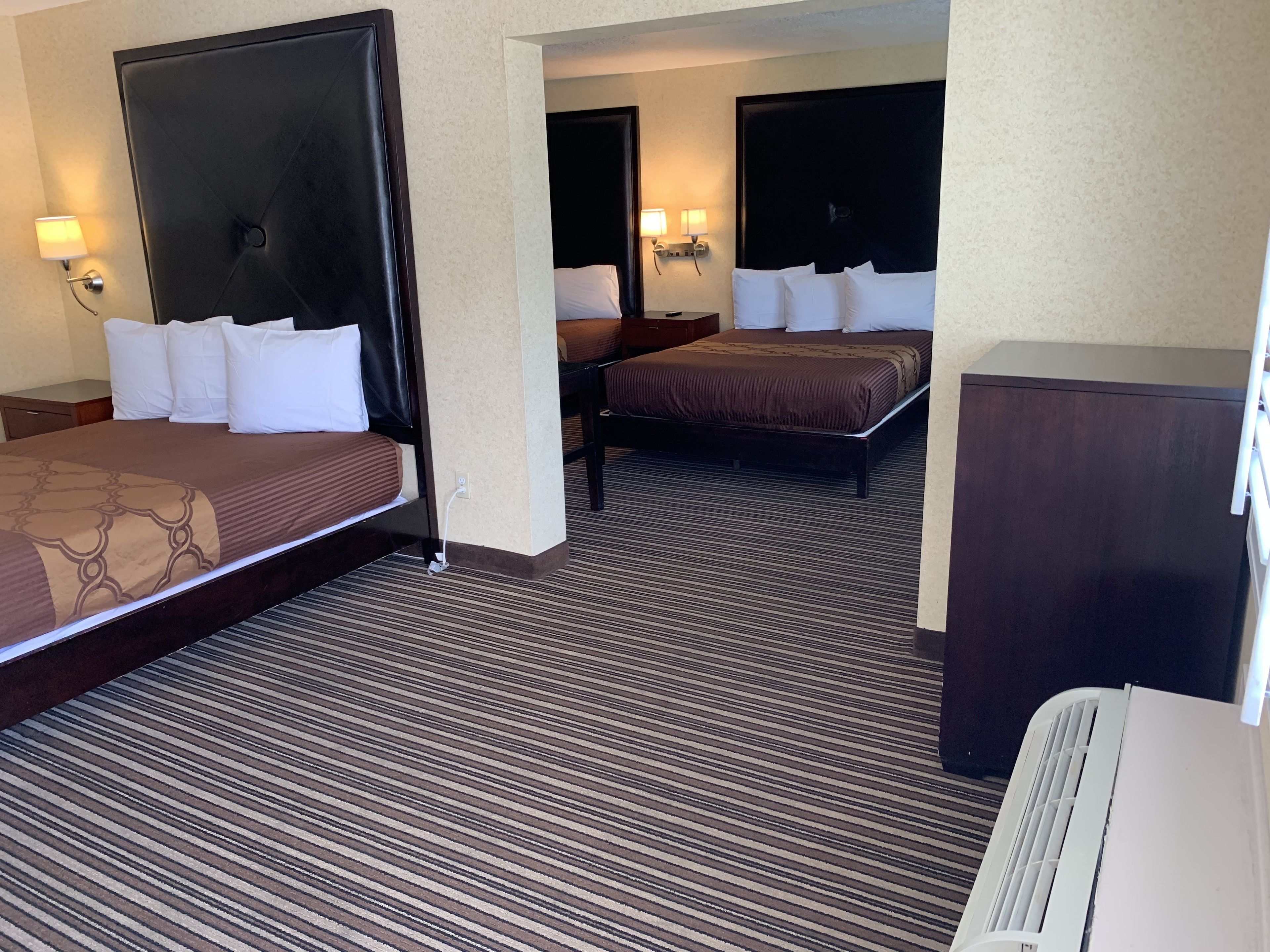 Suite, 3 Queen Non-Smoking | 1 bedroom, desk, iron/ironing board, free WiFi