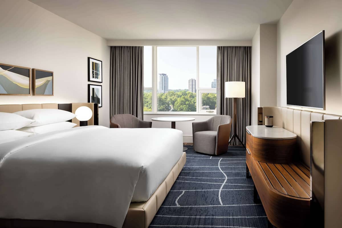 Chambre, 1 trÚs grand lit | 1 chambre, literie de qualité supérieure, minibar