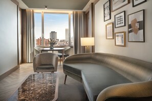 Suite, 1 King Bed with Sofa bed | Premium bedding, memory foam beds, minibar, in-room safe