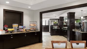 Daily buffet breakfast for a fee