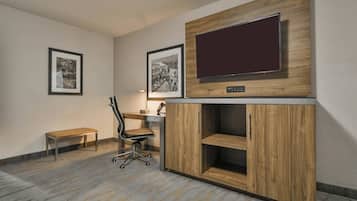 Ropa de cama hipoalergénica y escritorio