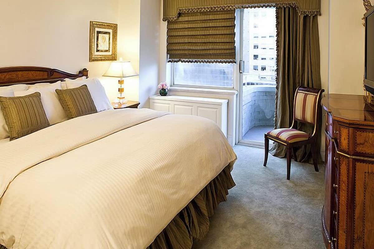 Luxury Suite, 1 Bedroom | Cadar Frette Itali, peralatan tempat tidur premium, gebar bulu kapas