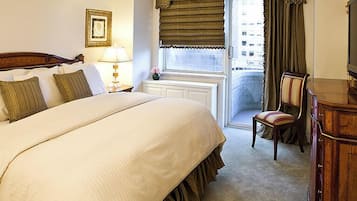 Suite de lujo, 1 habitación | Sábanas italianas Frette, ropa de cama de alta calidad y edredón