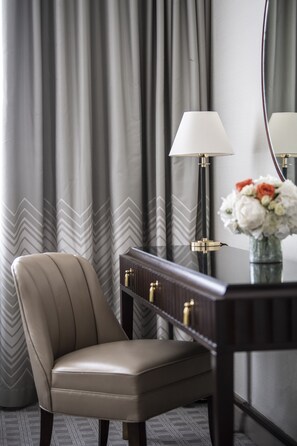 Premium bedding, pillowtop beds, minibar, in-room safe