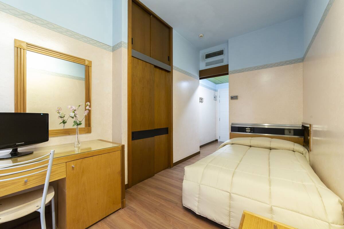 Single Room | Minibar, in-room safe, desk, soundproofing