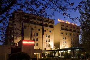 Front of property – evening/night