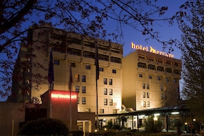 Front of property – evening/night