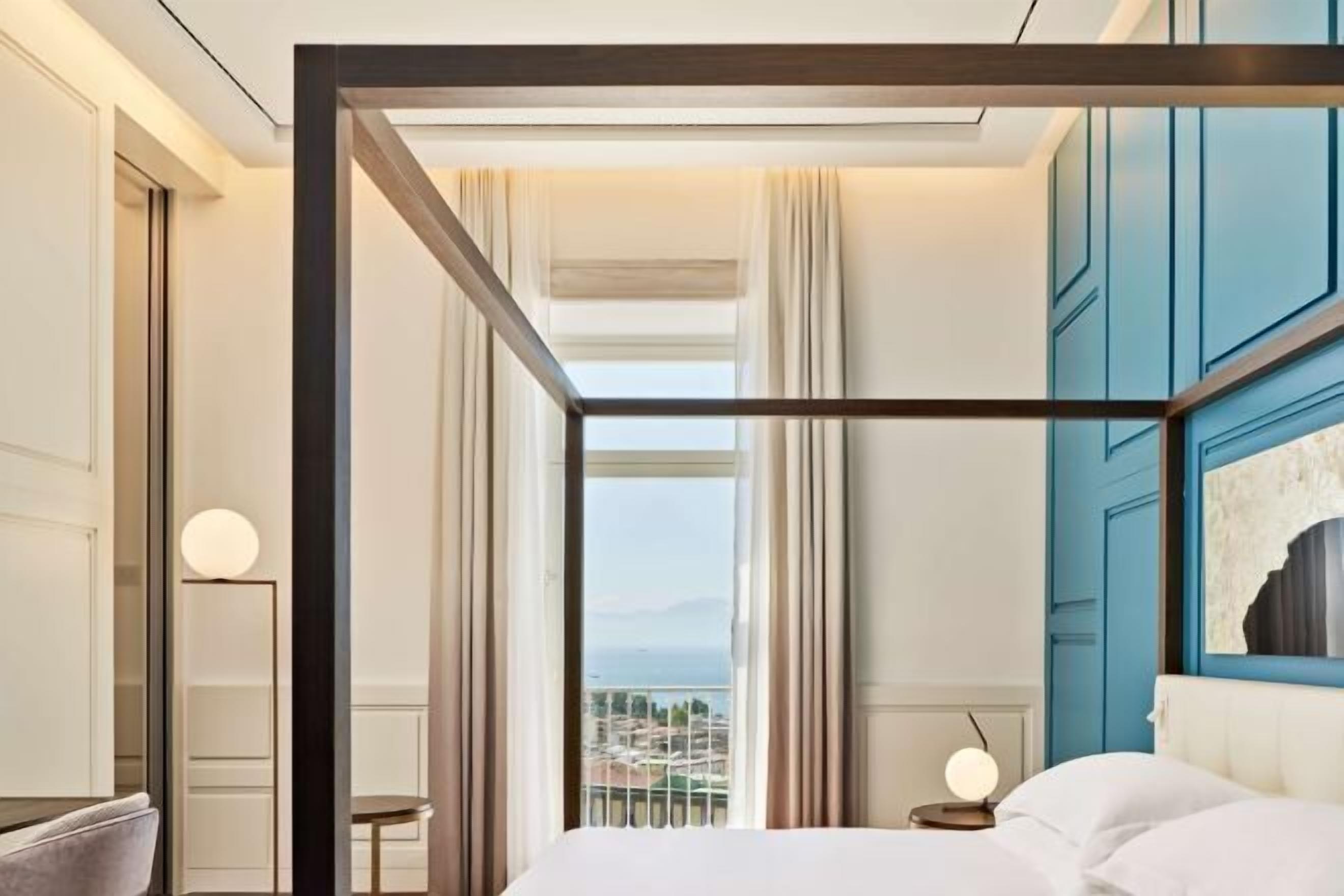 Premium bedding, down comforters, memory foam beds, minibar