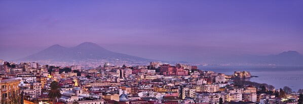 Vue sur la ville depuis l’hébergement 