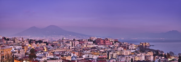 Vue sur la ville depuis l’hébergement 