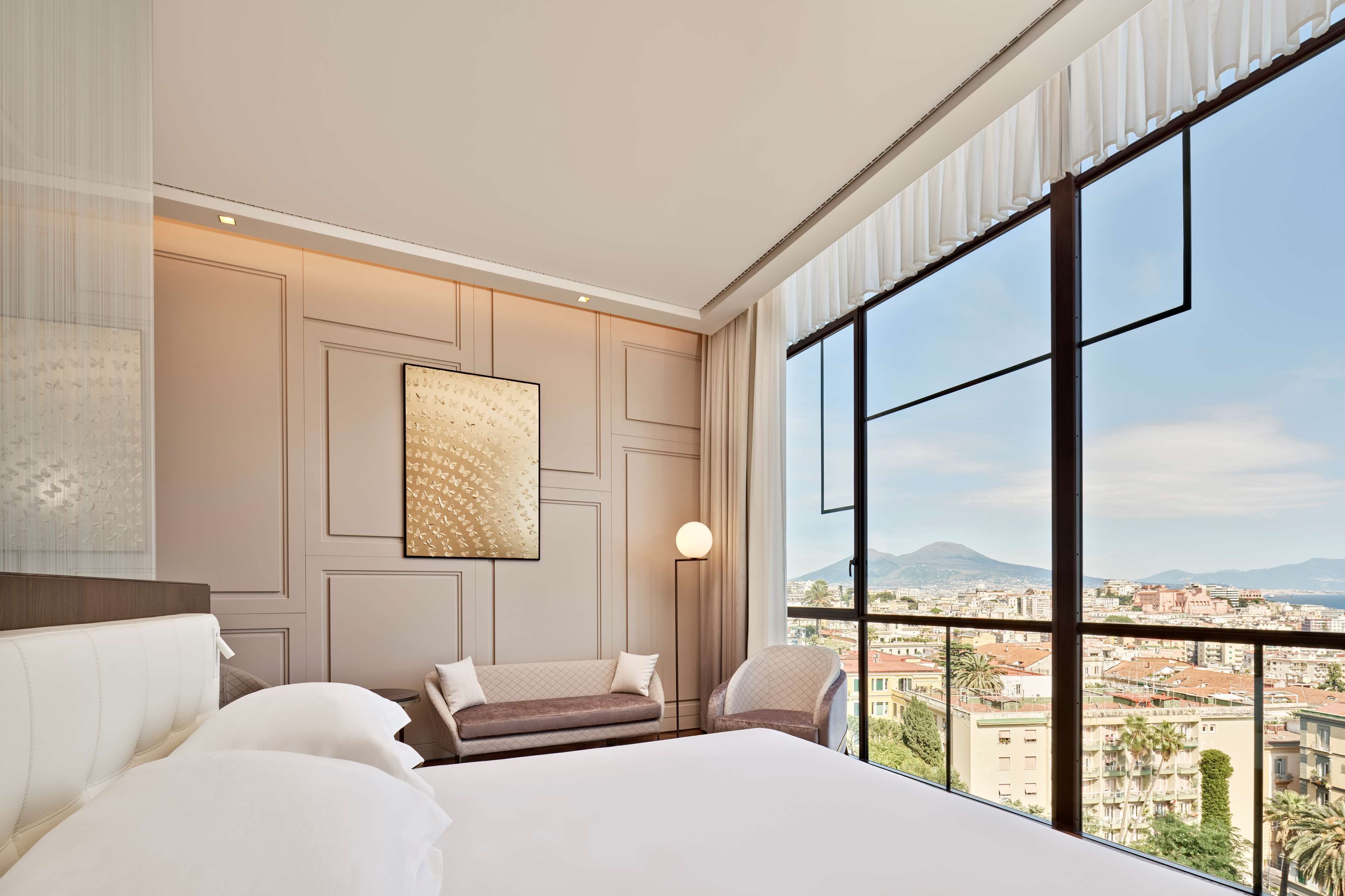 Junior Suite, 1 King Bed, Sea View (Mbriana) | Premium bedding, down duvets, memory-foam beds, minibar