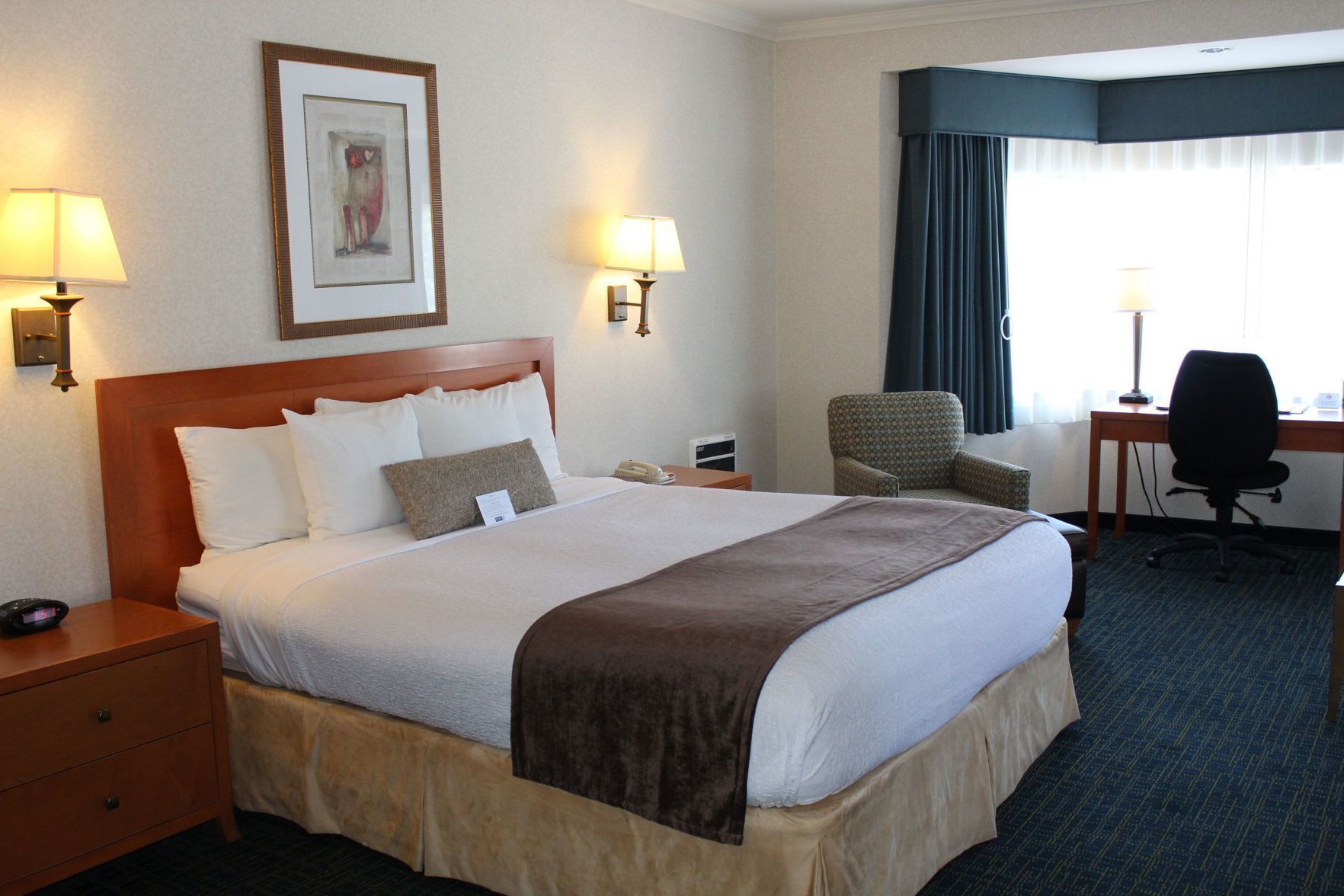 Premium bedding, in-room safe, desk, blackout drapes
