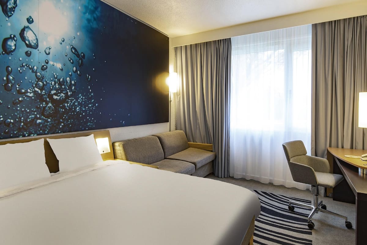 Premium bedding, memory-foam beds, in-room safe, desk