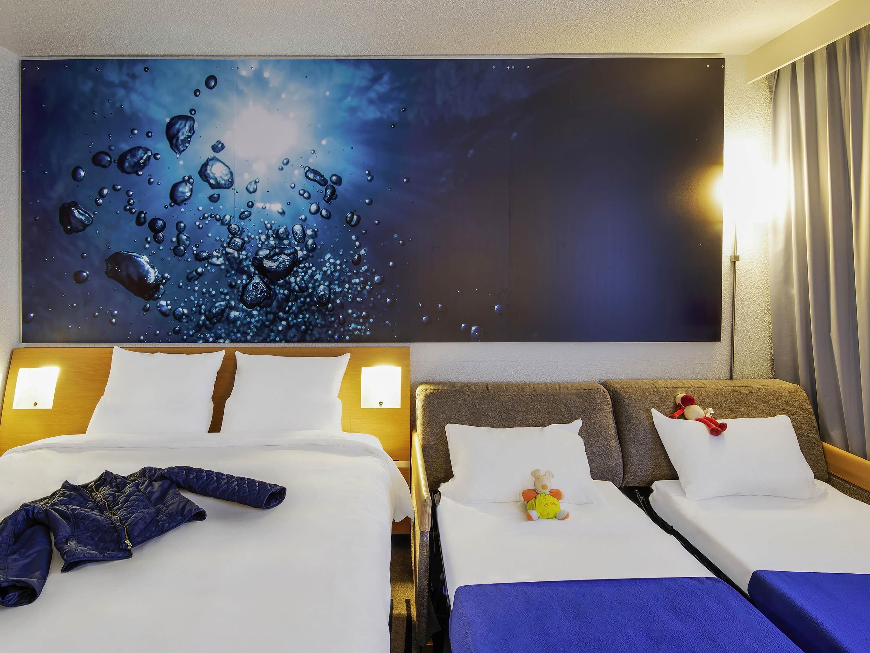 superior room, 1 double bed with sofa bed | premium bedding, memory-foam beds, in-room safe, desk