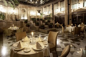 Lunch and dinner served, Regional cuisine