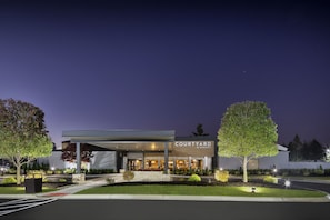 Front of property – evening/night