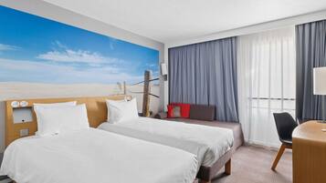 Chambre Supérieure, 2 lits une place | Coffres-forts dans les chambres, bureau