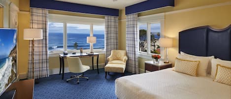 Premium bedding, down duvets, pillow-top beds, in-room safe