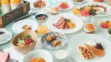 Sarapan bufet setiap hari (JPY 4427 seorang)